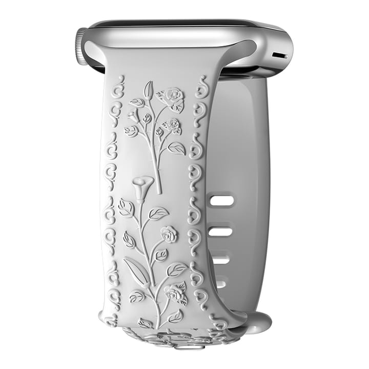 The Engraved Silicone Band, Gray