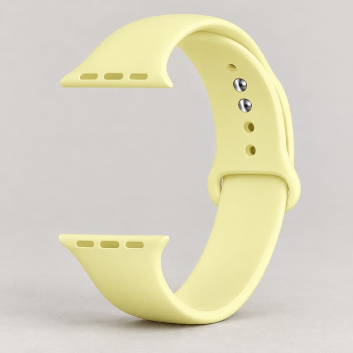 The Current Silicone Sport Band, Cream yellow