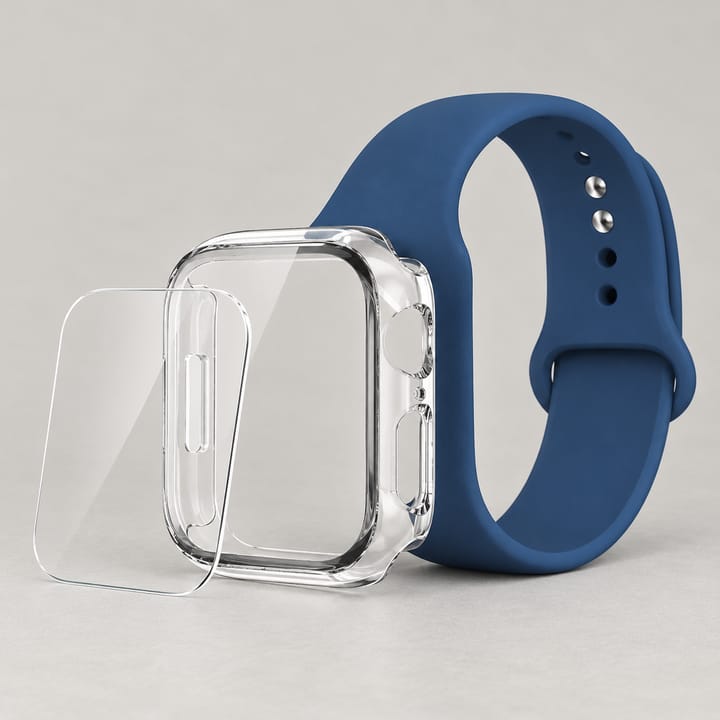 The Silicone Sport Case Set, Deep blue