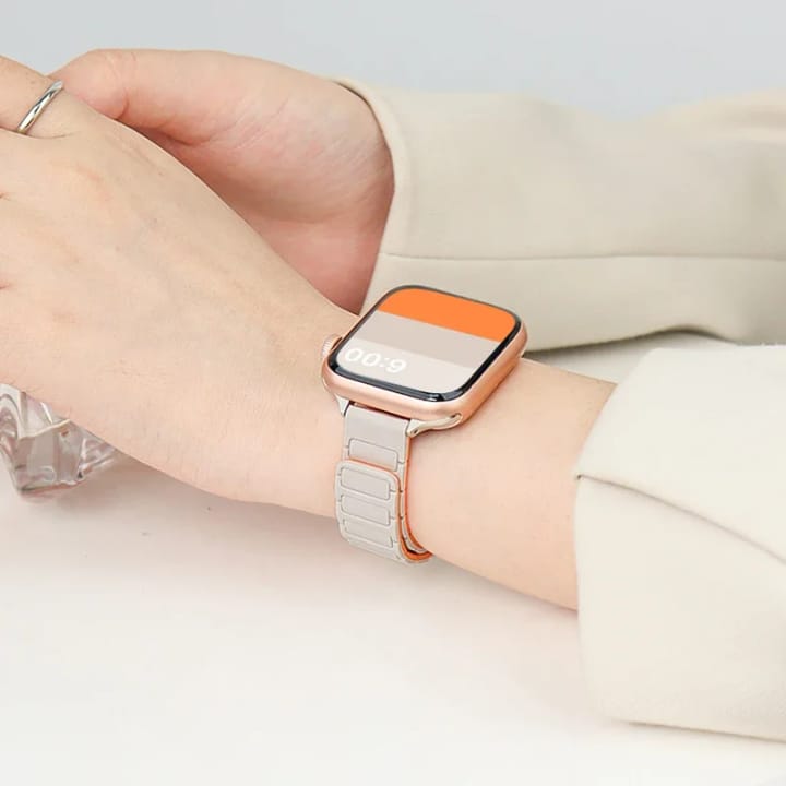 The Magnetic Silicone Apple Watch Band