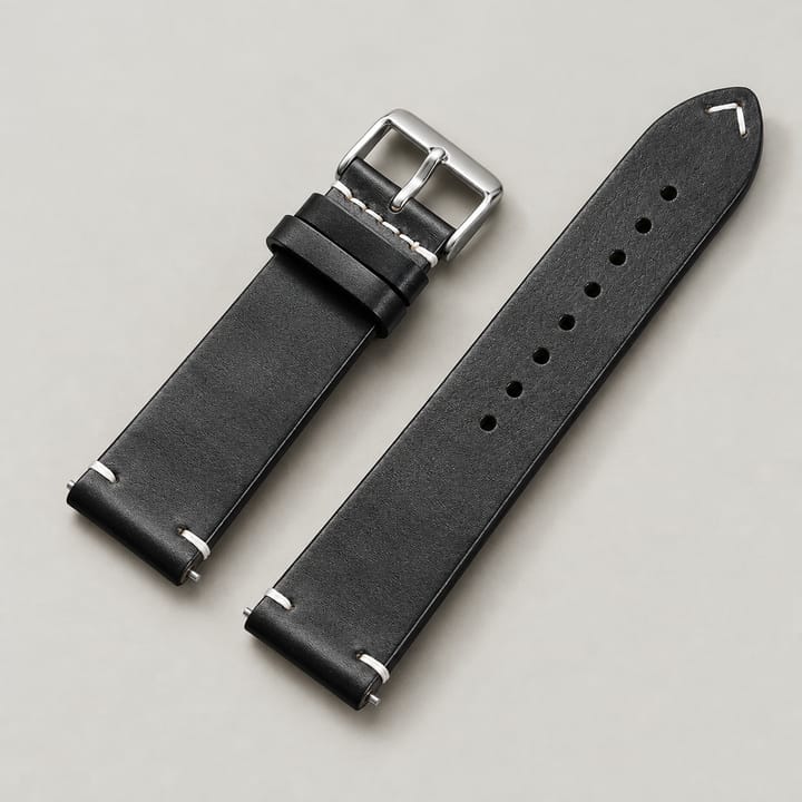 The Waxed Leather Band, Black