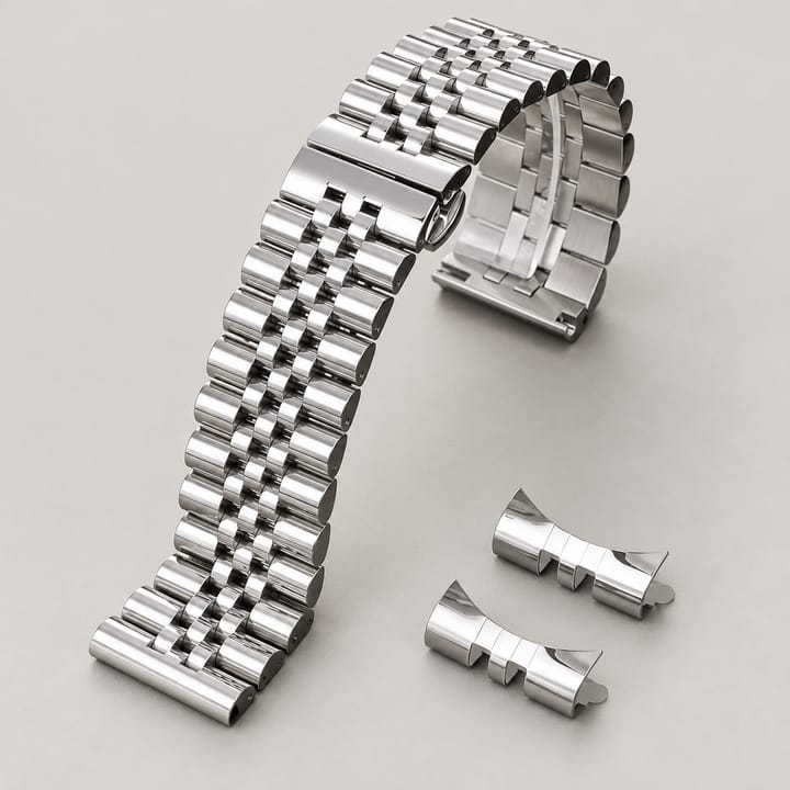 The Mariner Steel Watch Band, Silver